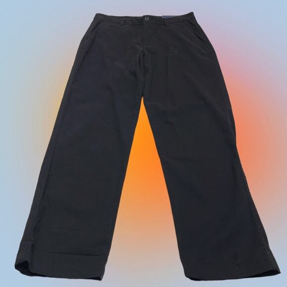 BASIC EDITIONS Women’s Small Black Cotton Pant - Picture 2 of 3